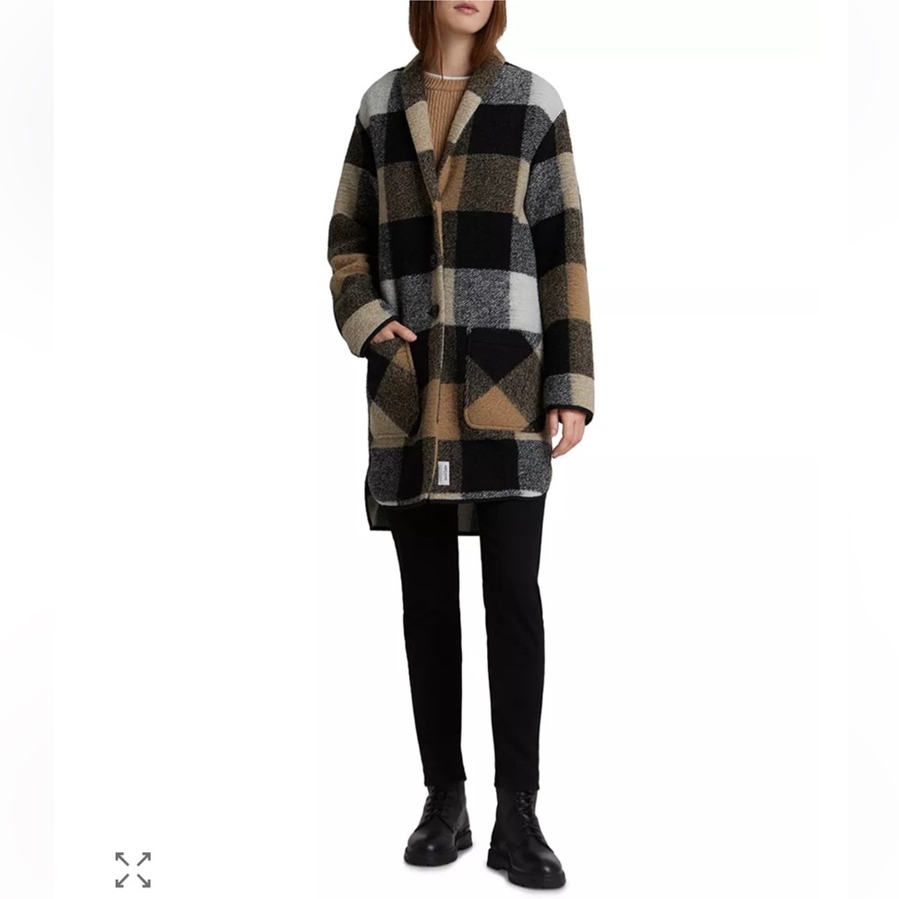 Woolrich Archive Gentry Virgin Wool Blend Coat Shacket